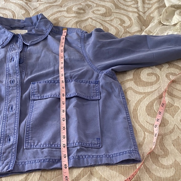 Aerie Oversized Purple-Blue Shacket | Small Petite NWT - Picture 6 of 9